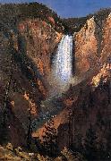 Albert Bierstadt Yellowstone Falls oil painting artist